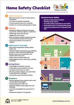 Home Safety Checklist A3 Poster