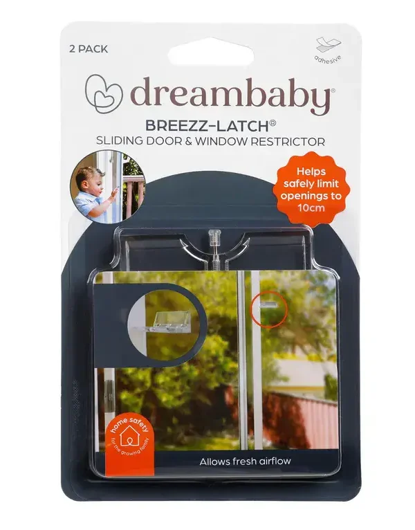 Breezz Latch Sliding Door and Window Restrictor