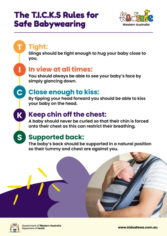The T.I.C.K.S Rules for Safe Babywearing
