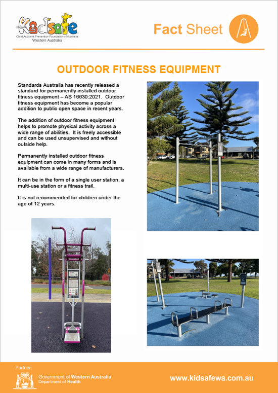 Outdoor Fitness Equipment Fact Sheet