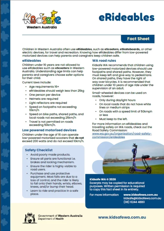 eRideables Fact Sheet