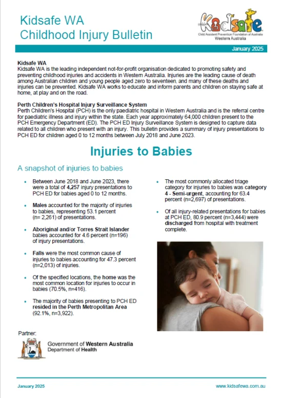Injuries to Babies Bulletin